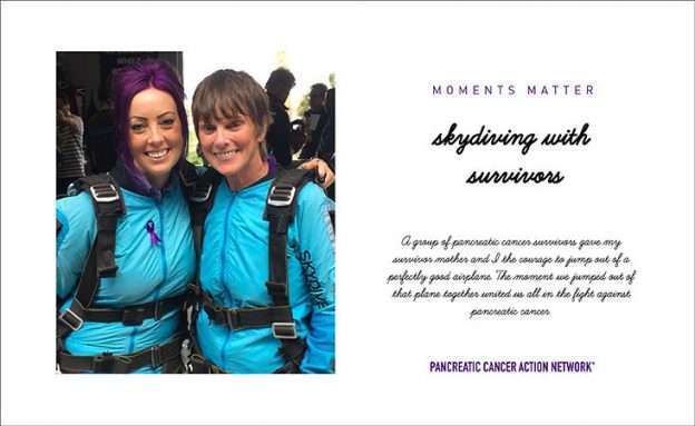 A photo card and story highlight a special moment between a pancreatic cancer survivor and her daughter