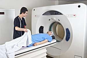 An imaging test is used to detect pancreatic cancer.