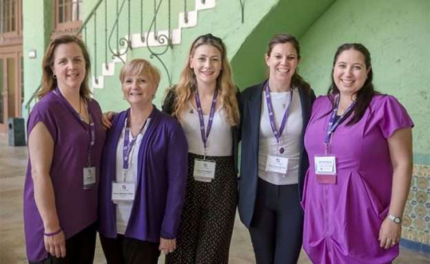 Female leaders of the World Pancreatic Cancer Coalition at annual conference