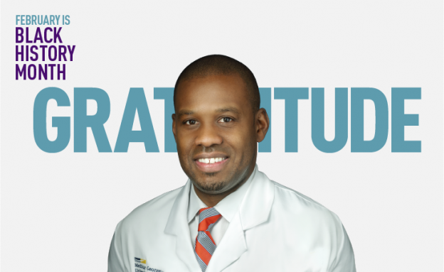 Young Black oncologist treats and conducts research for pancreatic cancer patients