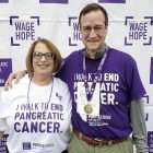 Pancreatic cancer survivor at PanCAN PurpleStride 5K